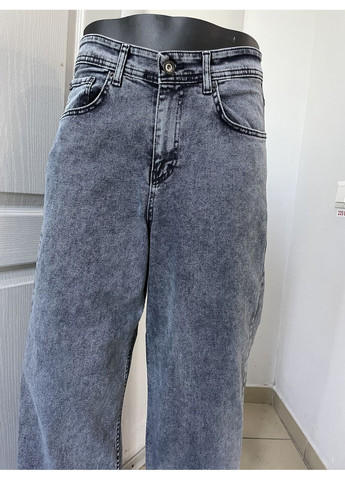 Джинси чоловічі широкі баггі прямі стрейч 29 сірі DESTRY (354332046)