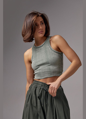 Жіночий топ-майка з еластичного трикотажу Liton (296908985)