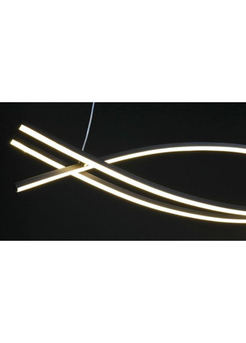 Люстра светодиодная подвесная LED светильник для квартиры на потолок лэд 27491 Черный 25-100х12х120 см. Sunnysky (324396461)