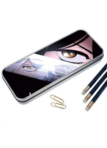 Пенал школьный для мальчика и девочки металлический Адский рай #009 7*18 см Silver No Brand (309156680)