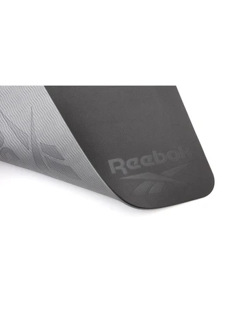 Двусторонний коврик для йоги полиэстер 176х61х0 6 см черный серый Reebok Reebok Double Sided Yoga Mat (398545768)