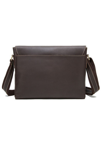 Мужская деловая сумка через плечо Vintage из натуральной кожи коричневая (sku_20007) No Brand (328922594)