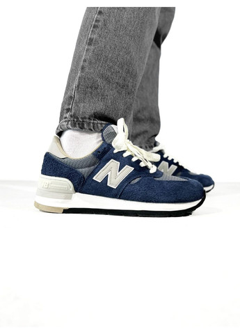 КРОСІВКИ ЖІНОЧІ NEW BALANCE 990 V1 X CARHARTT BLUE НЬЮ БЕЛАНС 990 V1 No Brand сині демісезони (368855743)