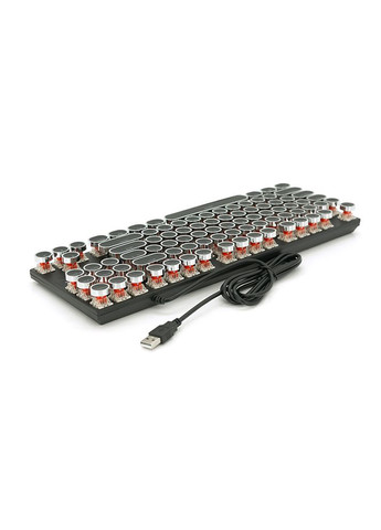 Клавиатура GK800 USB Wired (TYPE-C), длина кабеля 100см, (Eng/Укр/Рус), White/Black, 87к iMice (362668887)