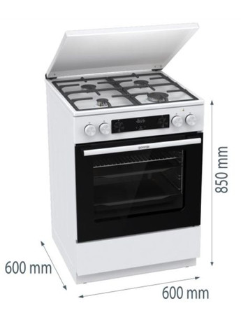 Плита комбінована GK6C5WF Gorenje (339085006)