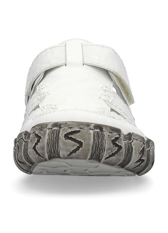 Белые весенние мокасины Rieker