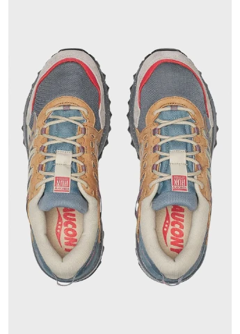 Цветные демисезонные кроссовки grid peak blue/beige s70930-1 Saucony