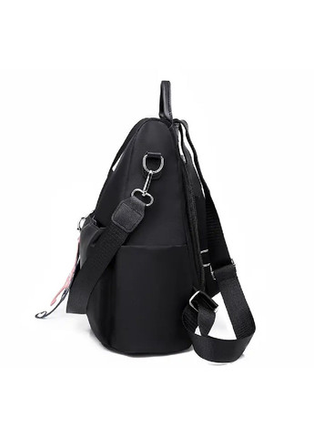 Рюкзак сумка сумка повсякденний міський кежуал жіночий з брелоком системою антизлодій нейлон 32х31х13 см (477580-Prob) Чорний Unbranded (298246155)