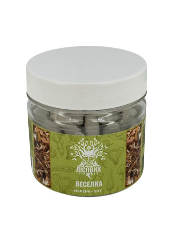 Веселка звичайна, капсули 60 шт по 0.5 г Лісовик (334292993)