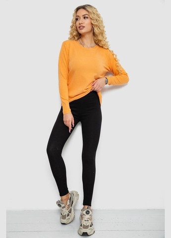 Кофта жіноча однотонна повсякденна, колір коричневий, 244R2033 Ager (317274000)