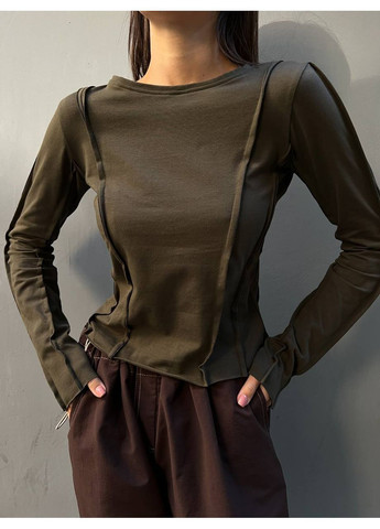 Лонгслив с декоративными швами. Luna (365840088)