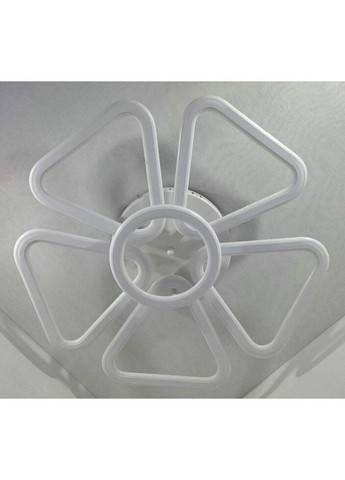 Люстра светодиодная потолочная LED светильник для квартиры на потолок лэд 25573 Белый 10х62х62 см. Sunnysky (324396307)