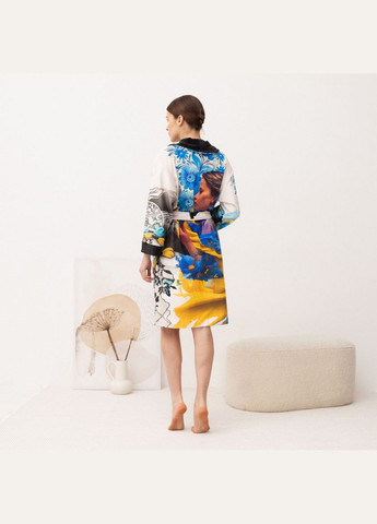 Халат женский из плюшевого велюра эксклюзивный Ukrainian soul 18341 FlexDress (364500353)