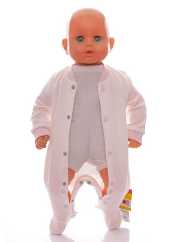 Человечек для девочки трикотажный Горошек розовый 62 см (35527) Murat baby (296193356)