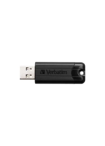 USB флеш накопичувач (49318) Verbatim 64GB PinStripe Black USB 3.0 (268142673)