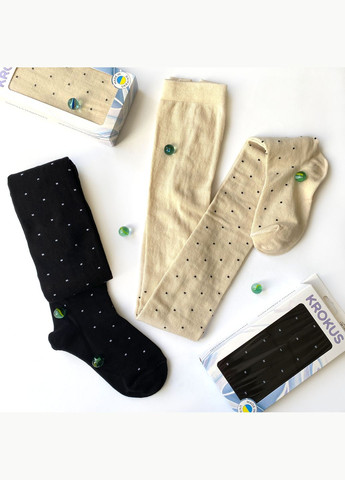 Колготки дитячі. Крапочки. Розмір 22, зріст (140-146 см). Колір: Бежевий. Крокус (338427304)