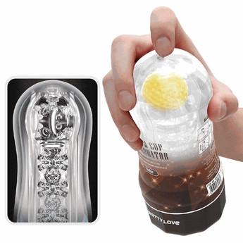 Мастурбатор із жовтою кулькою Pretty Love "Stellar" LyBaile (300091069)