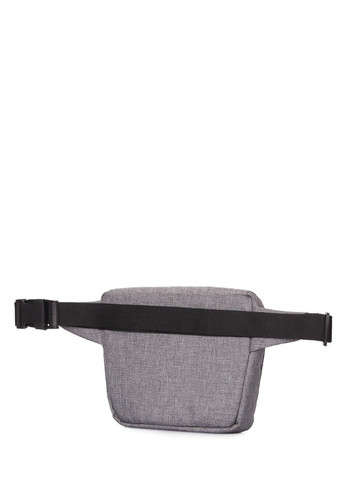 Сумка на пояс Fanny сіра PoolParty (372657660)