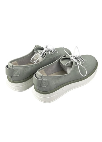 Мятные мокасини женские кожаные мятные 7007 Kadisailun