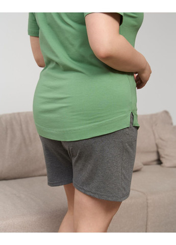 Зелена жіночий комплект із шортами бавовна Nicoletta