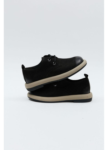 Lonza Туфлі 205834 чорний з натуральний нубук, україна — демісезон (358063591)