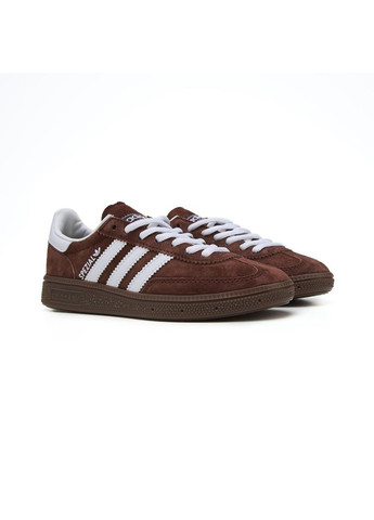 Коричневые демисезонные кроссовки мужские adidas spezial brown адидас специал No Brand