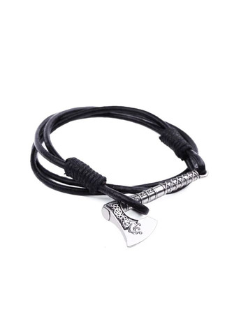 Чоловічий Браслет з гладкої шкіри B109609 в скандинавському стилі (Розмір: 19,5см) WellDone (338861349)