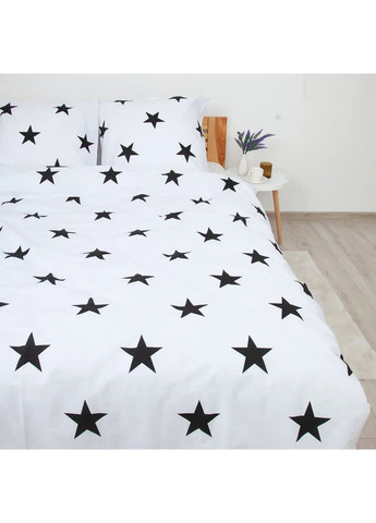 Євро комплект підковдра з наволочками 70*70 см, 115 гр/м2 Ранфорс Morning Star Білий (21050200215) ТЕП (365851750)