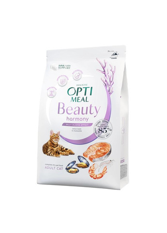 Beauty Harmony корм с успокаивающим эффектом для котов с морепродуктами, 4 кг Optimeal (278308906)