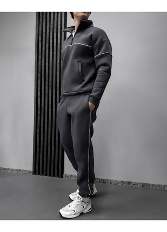 Чоловічий зимній костюм з якісної тринитки на флісі — ЗАМІР В ОПИСІ DK/DL Мода без кордонів (370303164)