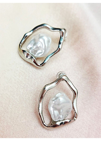 Сережки біжутерія з намистинами бароко No Brand (361080983)