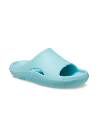 Голубые женские кроксы mellow slide m4w6-36-23 см pure water 208392 Crocs