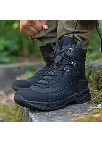 Военные Женские Демисезонные Берцы из Кожи. 36-46р Черные. Усиленная пятка и носок! STDF-2163 36 No Brand (349513275)