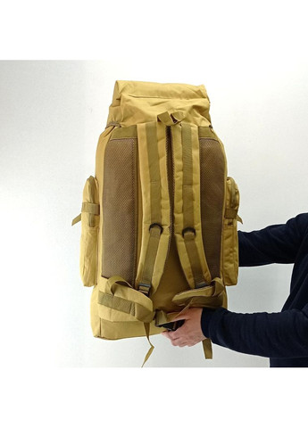 Тактический рюкзак Tactical армейский туристический рюкзак на 70 литров с системой M.O.L.L.E Coyote L&L (363132405)