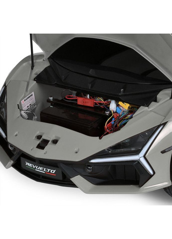 Дитячий електромобіль Lamborghini сірий 24V до 60 кг для дітей від 6 років. Bambi (368760336)