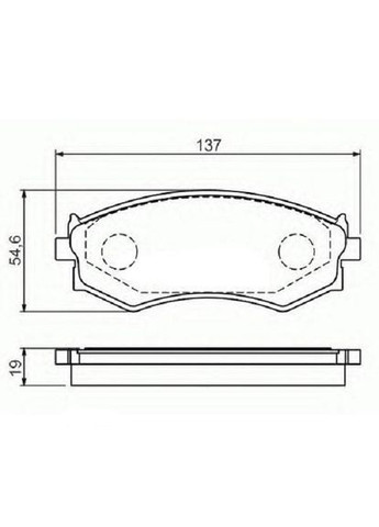 Колодка Bosch 00-00014032 (346483518)