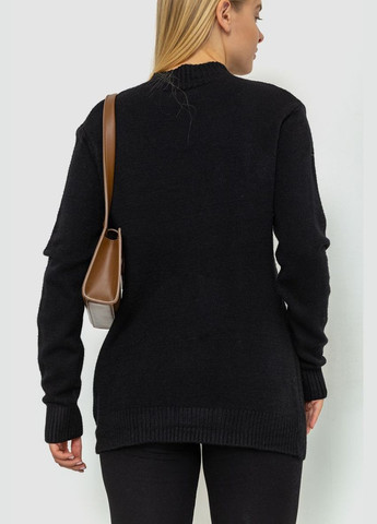 Чорний зимовий светр жіночий, колір світло-пудровий, Ager