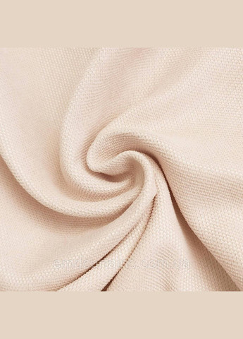 Штора на черных люверсах 1 шт с подхватом 140х250 см. микровелюр Розово-пудровый No Brand (337358444)