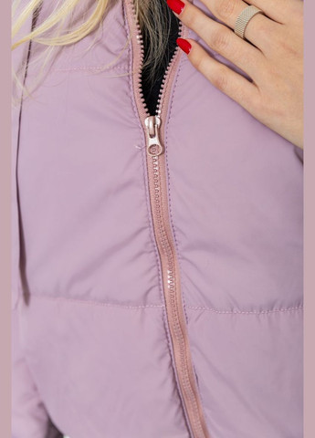 Бузкова демісезонна куртка жіноча демісезонна, колір бузковий, Ager