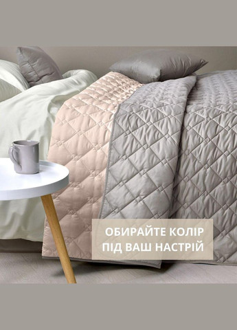 Покрывало на кровать, диван 140х210 см, стеганое, двустороннее, качественная стежка, микрофибра IDEIA (302975646)