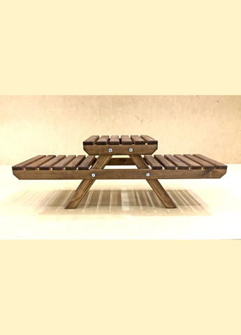 Подставка для цветов из дерева Шампань капучино (ЦВТ-001101) No Brand (328225171)