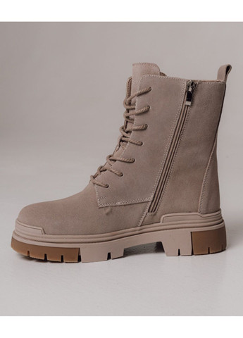 Черевики жіночі замшеві на хутрі No Brand (370563136)