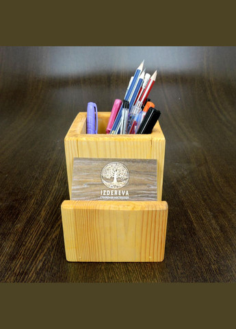 Настільний органайзер з дерева Черрі каррі (КНЦ-001403) No Brand (328228335)