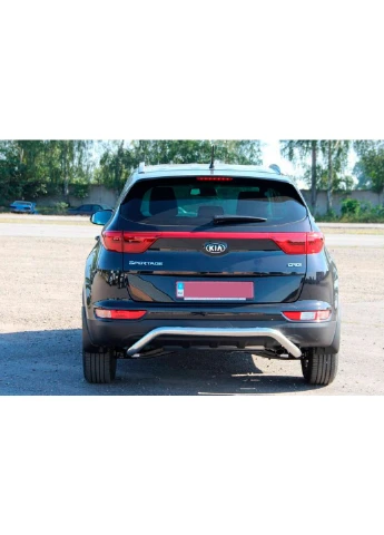Задний защита AK007 (нерж) для Kia Sportage 2015-2021 гг CAN (389055422)