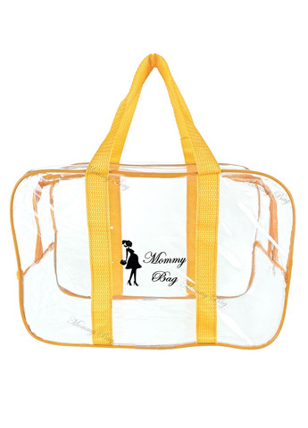 Набор из прозрачных сумок в роддом (S, M, L) Mommy Bag (280941914)