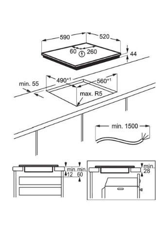 Варочная поверхность CIR60430 Electrolux (346491469)