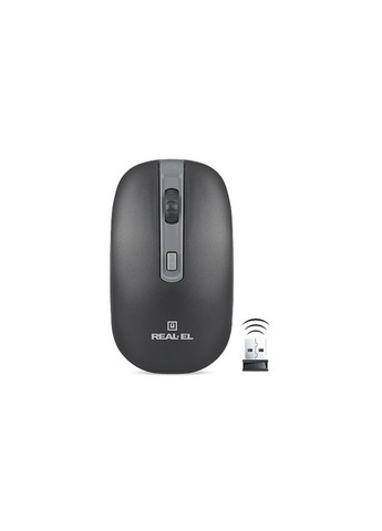 Мышка RM-303 black-grey Real-El (306460869)