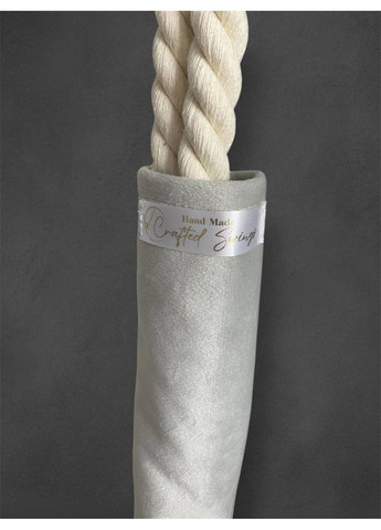 Підвісна гойдалка-лавка “Мрія” з подушкою зі зносостійкого меблевого велюру No Brand (364195474)