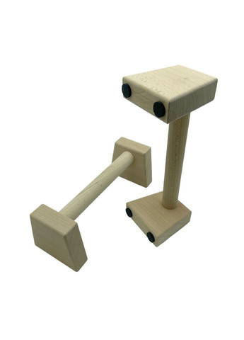 Паралетсы, упоры для отжимания деревянные Wood Gym Push Up NE-WD-40 из бука 40 см 2 шт Newt (368754504)