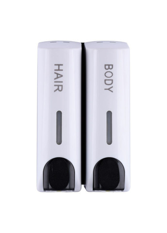 Дозатор рідкого мила 13.202 ABS White пластик, подвійний 2* 350мл HOTEC (336383577)